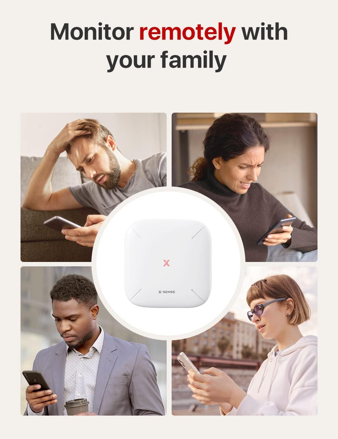 imageXSense Smart Home Base Station 24 GHz WiFi Required Enhance Your Home Safety Network with Up to 50 Devices Model SBS50Base Station
