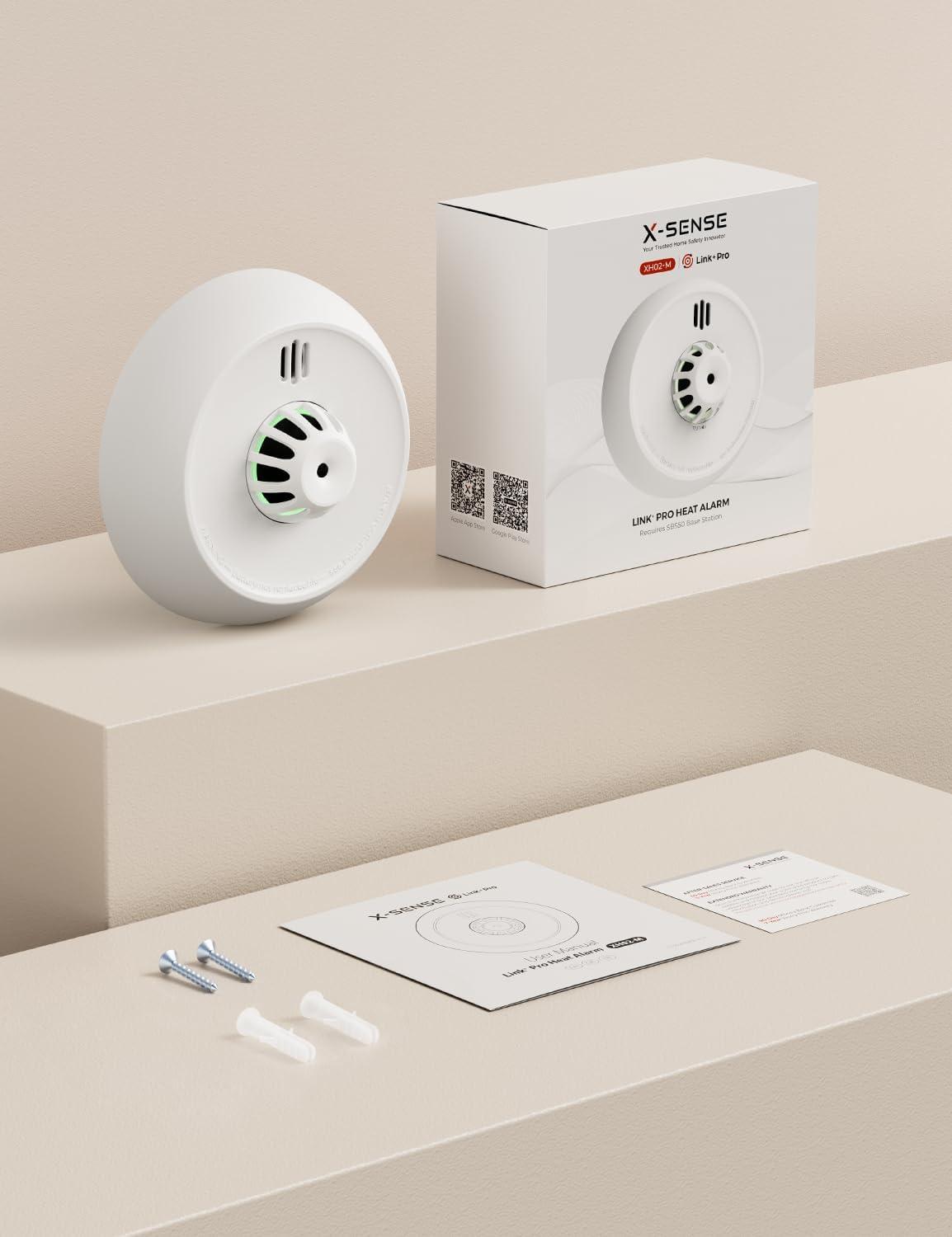 imageXSense Smart Home Base Station 24 GHz WiFi Required Enhance Your Home Safety Network with Up to 50 Devices Model SBS50Heat Alarm Base Station Required