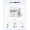 imageXSense Radon Detector for Home Easy to Use Zero Lab Fees No Installation Required Continuous Monitoring with Clear LCD Screen XR0ASR