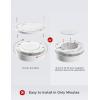 imageXSense Smoke Alarm 10Year Battery Fire Alarm Smoke Detector with LED Indicator ampamp Silence Button SD2K0AX3 PackStandalone Model 3Pack