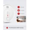 imageXSense Smoke Alarm 10Year Battery Fire Alarm Smoke Detector with LED Indicator ampamp Silence Button SD2K0AX3 PackStandalone Model 3Pack