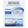 imageXSense WiFi Water Leak Detector for Home  Smart 2in1 Leak ampamp LowTemperature Sensor with App Alerts Protection for Homes Kitchens ampamp Basements Works with XSense Home Security App Model SWS0B