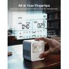 imageXSense Radon Detector Audible ampamp Visual Alerts OneTouch Reset Stores Up to 99 Local Reports with Temperature ampamp Humidity Range Display LongTerm Accurate Monitoring Up to 999 Days Model XR0BSR
