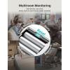 imageXSense Radon Detector Audible ampamp Visual Alerts OneTouch Reset Stores Up to 99 Local Reports with Temperature ampamp Humidity Range Display LongTerm Accurate Monitoring Up to 999 Days Model XR0BSR