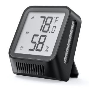 image:imageXSense WiFi Thermometer Indoor Hygrometer Digital Temperature Sensor with App Control Notification Alerts Temperature Humidity for Room Free Data Storage Export 3 Sensors amp 1 Base Station BlackBlack